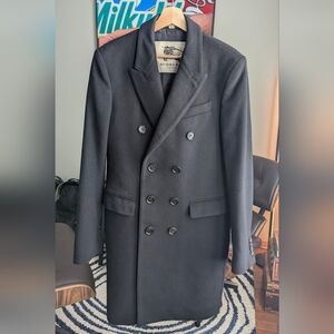 Burberry Black Double-Breasted Coat